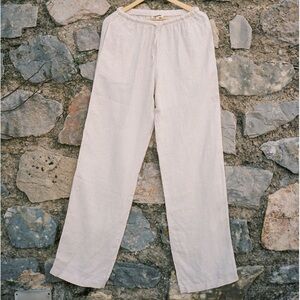 Djerf Avenue 100% linen pants | m